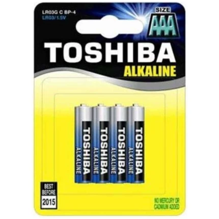 TOSHIBA ΜΠΑΤΑΡΙΕΣ LR 03 (AAA) ΑΛΚΑΛΙΚΕΣ 4TEM.  (448.1.588294)