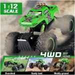 RC Car, NQD 1:12 Remote Control Big Monster Truck, 4WD Off Road Rock Crawlers,